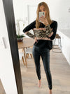 NEVE Waxed Pants - Black