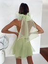 FELICITY Bow Back Dress - Lime